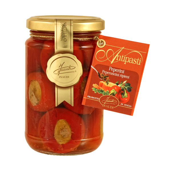 I Peperini - stuffed peppers in olive oil jar 280g