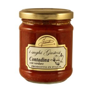 Tomato sauce with vegetables jar 180g